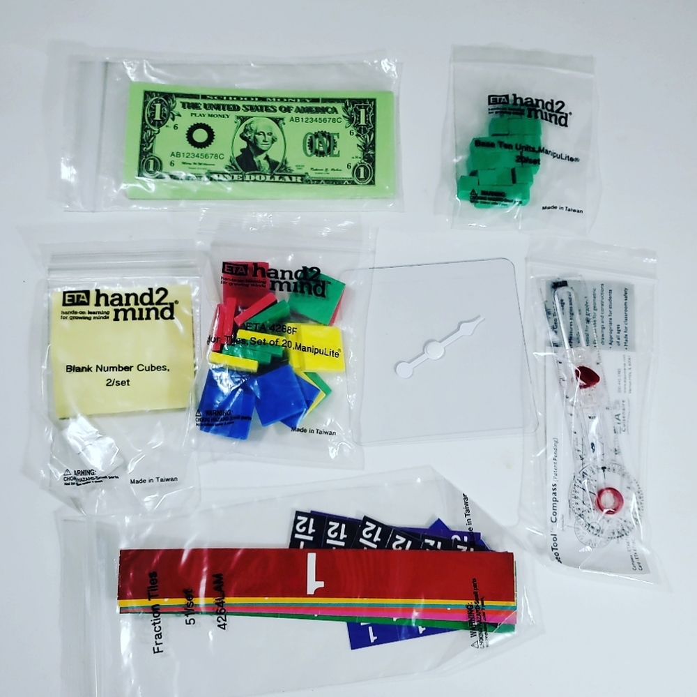 Math 2009 student Manipulative Math Kit Grd 5-6 - Picture 2 of 4